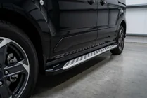 Volkswagen Caddy 2020- Progi Boczné Shining V1 (2 szt., Aluminium) zdjęcia 1