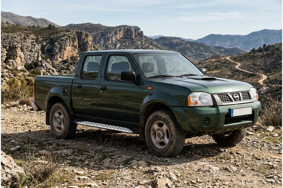 Nissan NP300 1999-2015 Progi Boczné Shining V1 (2 szt., Aluminium) Image