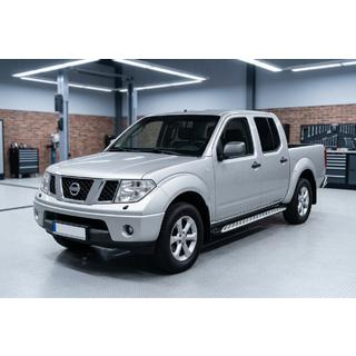 Progi Boczné Shining V1 (2 szt., Aluminium) Nissan Navara 2006-2015 zdjęcia 1