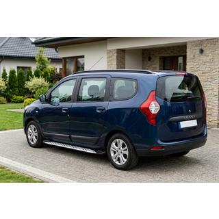 Progi Boczné Shining V1 (2 szt., Aluminium) Renault Lodgy 2013-2022 zdjęcia 1