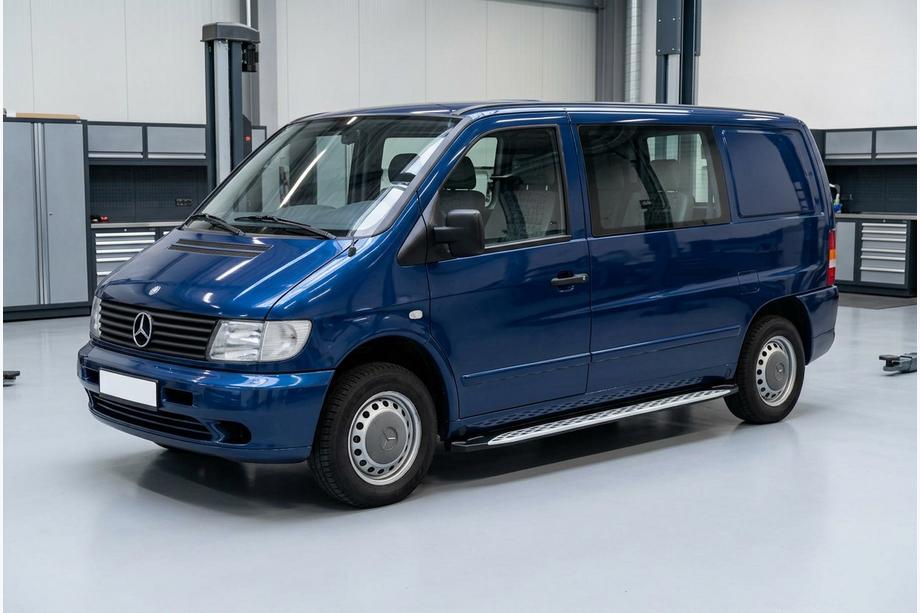 Mercedes Vito W638 1996-2003 Progi Boczné Shining V1 (2 szt., Aluminium) Image