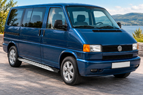 Volkswagen T4 Caravelle/Multivan 1990–2003 Progi Boczné Shining V1 (2 szt., Aluminium) Krótki Rozstaw Osi zdjęcia 1