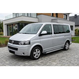 Progi Boczné Shining V1 (2 szt., Aluminium) Volkswagen T5 2010-2015 zdjęcia 1