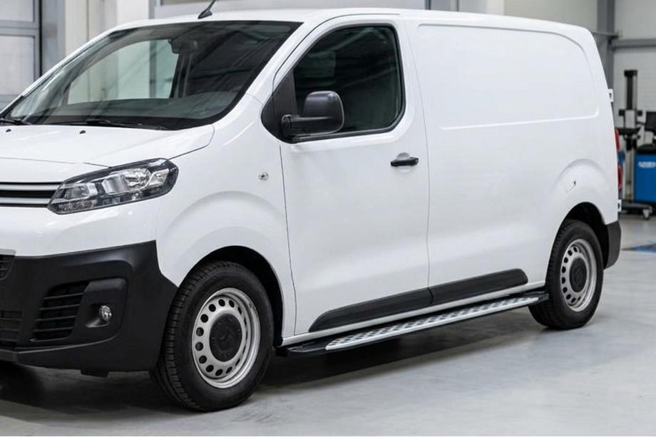 Opel Vivaro 2019- Progi Boczné Shining V1 (2 szt., Aluminium) Krótki Rozstaw Osi Image