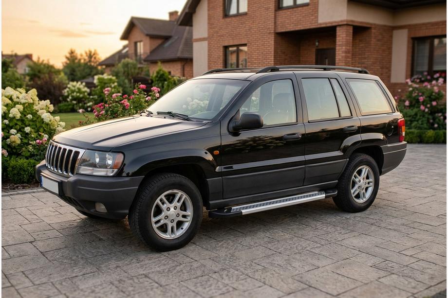 Jeep Grand Cherokee WJ 1999-2004 Progi Boczné Vision New Grey (2 szt., Aluminium) Image