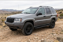 Jeep Grand Cherokee WJ 1999-2004 Progi Boczne Bosphore Black (2 szt., Aluminium) zdjęcia 1