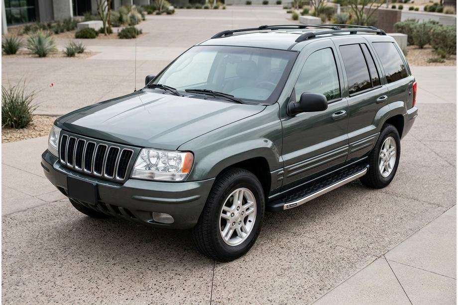 Jeep Grand Cherokee WJ 1999-2004 Progi Boczné BlackLine (2 szt., Aluminium) Image