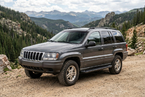 Jeep Grand Cherokee WJ 1999-2004 Progi Boczné Allmond Black (2 szt., Aluminium) zdjęcia 1