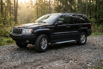 Jeep Grand Cherokee WJ 1999-2004 Progi boczne Allmond Grey (2 szt., aluminium) zdjęcia 1