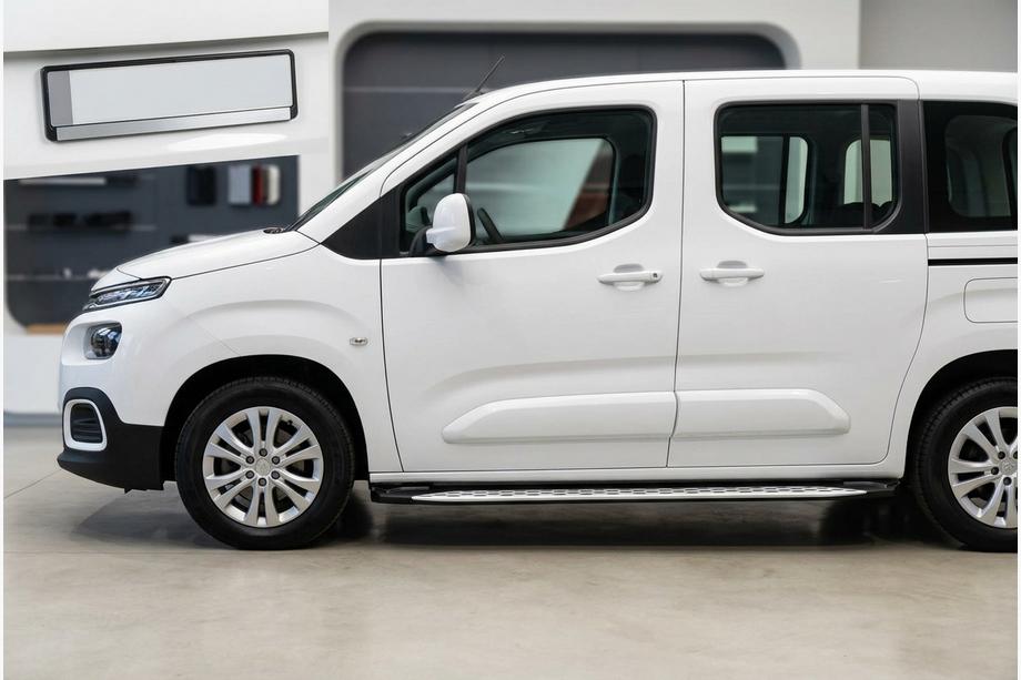 Citroen Berlingo/Multispace 2018- Progi Boczné Shining V1 (2 szt., Aluminium) Długa Baza Image