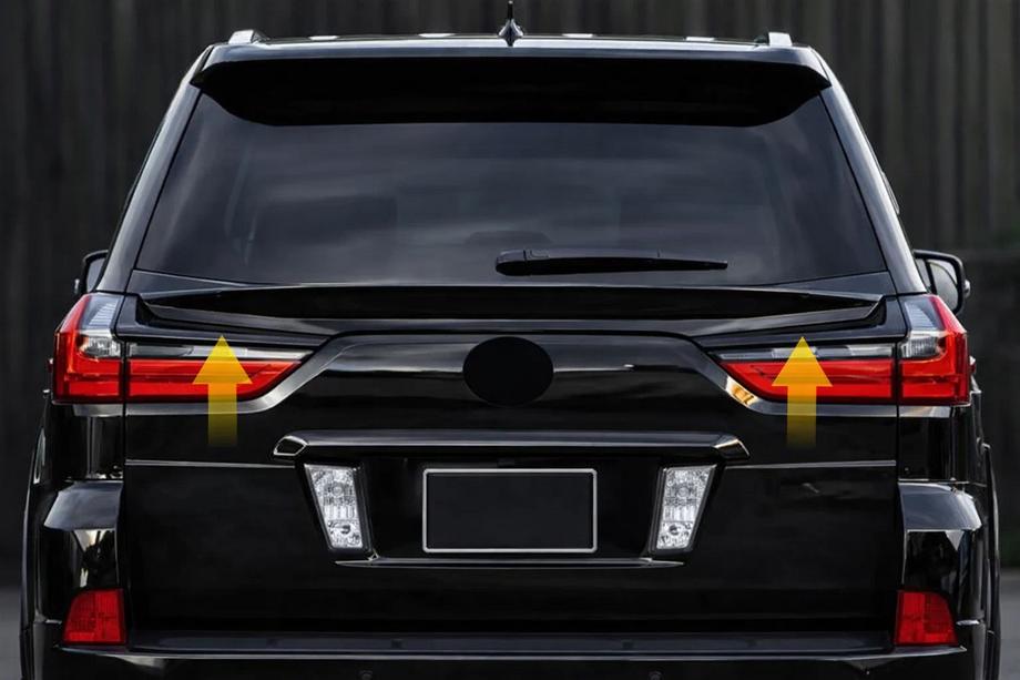 Lexus LX570/450d 2008-2022 Dolny spoiler V2 (2016-2023) Czarny Zdjęcia 2