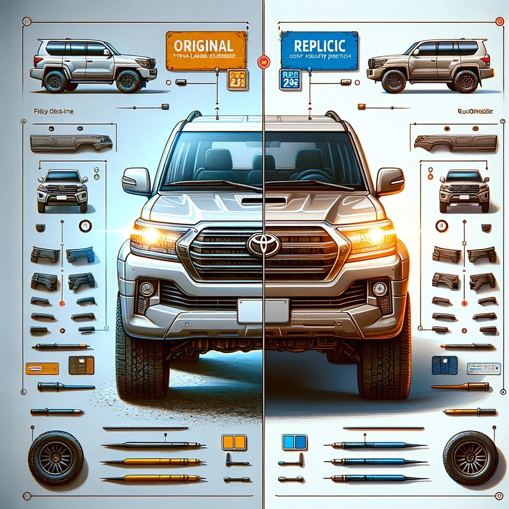Oryginalne i replikowane zestawy karoserii do Toyoty Land Cruiser 200: co jest lepsze?