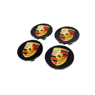 Dekielki na felgi 76/71mm czarne (komplet 4 szt.) zdjęcia 1