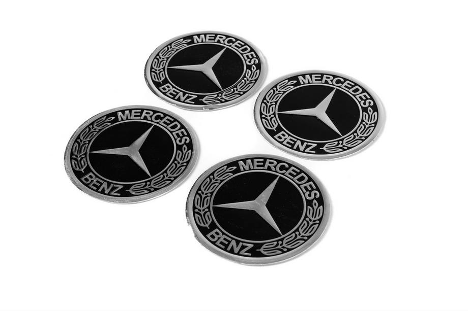 Mercedes-Benz Naklejki na felgi 90mm (komplet 4 szt.) Image