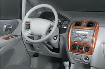 Mazda Premacy 1999-2005 Nakładki na deskę rozdzielczą (Meric) Aluminium zdjęcia 1
