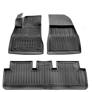 Dywaniki gumowe Stingray 3D (Highland 2023-, 3 szt.) Tesla Model 3 2017-