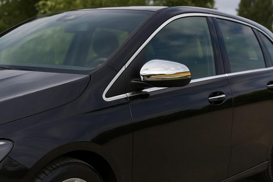 Mercedes B-class W247 2019- Nakładki na Lusterka (2 szt, Stal Nierdzewna) Image