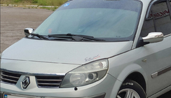 Renault Scenic/Grand 2003-2009 Nakładki na grill (4 szt, stal nierdzewna) zdjęcia 3