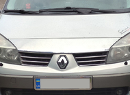 Renault Scenic/Grand 2003-2009 Nakładki na grill (4 szt, stal nierdzewna) zdjęcia 1