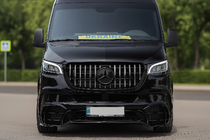 Mercedes Sprinter W907/W910 2018- Przedni zderzak z grillem V2 (AMG) zdjęcia 9
