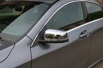 Mercedes CLA C117 2013-2019 Nakładki na Lusterka (2 szt, Stal Nierdzewna) zdjęcia 1