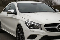 Mercedes CLA C117 2013-2019 Nakładki na Lusterka (2 szt, Stal Nierdzewna) zdjęcia 3