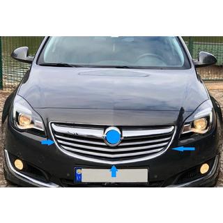 Chromowane Nakładki na Grill (2014-2017, Stal Nierdzewna) Opel Insignia 2008-2017 zdjęcia 3