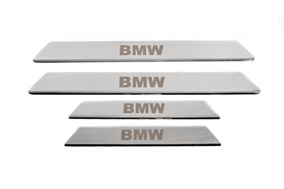 BMW 5 Series E39 1996-2003 Nakładki progowe V-2 (4 szt, Carmos) Image