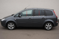 Ford C-Max 2004-2010 Listwy okienne stal nierdzewna (4 szt.) zdjęcia 1