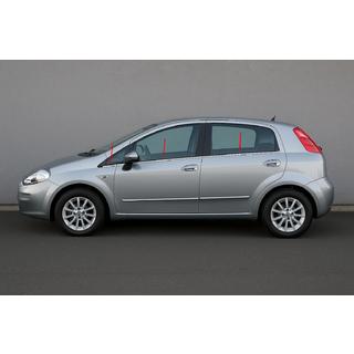 Listwy ozdobne szyb Carmos (6 szt., stal nierdzewna) Fiat Punto Grande/EVO 2006-2018 zdjęcia 1