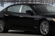 Maserati Quattroporte 2013-2023 Nakładki na słupki drzwi ze stali nierdzewnej (4 szt.) zdjęcia 1