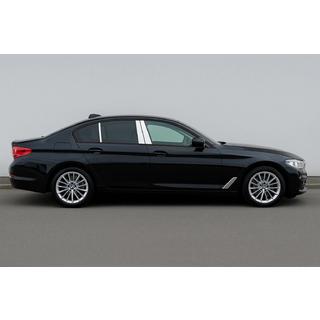 Nakładki na słupki drzwi ze stali nierdzewnej (6 szt.) BMW Seria 5 G30/G31 2017–2023 zdjęcia 1