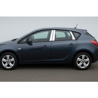 Nakładki na słupki drzwi ze stali nierdzewnej (HB/SD) (6 szt.) Opel Astra J 2009-2015 zdjęcia 1