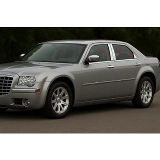 Nakładki na słupki drzwi ze stali nierdzewnej (6 szt.) Chrysler C300 2004-2011 zdjęcia 1