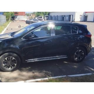 Nakładki na słupki drzwi ze stali nierdzewnej (6 szt.) Kia Sportage 2015-2021 zdjęcia 3
