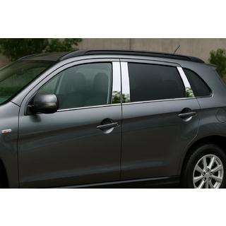Nakładki na słupki drzwi ze stali nierdzewnej (6 szt.) Mitsubishi ASX 2010-2023 zdjęcia 1