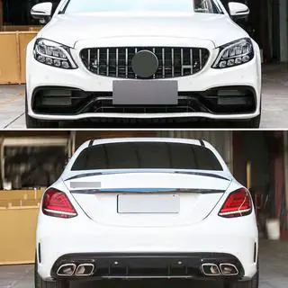 Zestaw body kit z dyfuzorem (design AMG C63 2018-2021) zdjęcia 3