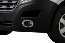 Opel Movano 2010-2021 Nakładki na światła przeciwmgielne Carmos (2 szt., stal nierdzewna) zdjęcia 1