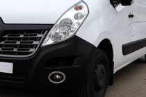 Opel Movano 2010-2021 Nakładki na światła przeciwmgielne Carmos (2 szt., stal nierdzewna) zdjęcia 3