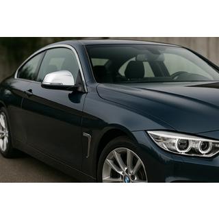 Nakładki na Lusterka (2 szt, Stal Nierdzewna) Carmos BMW 4 Series F32/F33/F36 2012-2020 zdjęcia 1