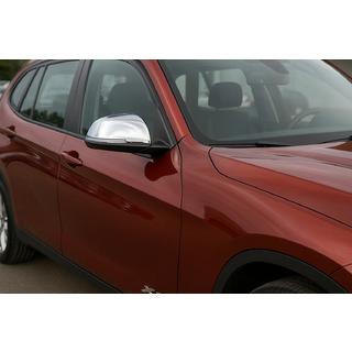 Nakładki na Lusterka (2 szt, Stal Nierdzewna) Carmos BMW X1 E84 2009-2015 zdjęcia 1