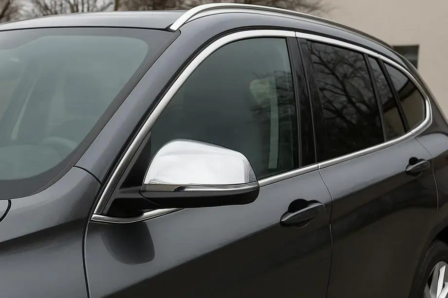 BMW X1 F48 2015-2022 Nakładki na Lusterka (2 szt, Stal Nierdzewna) Carmos Image