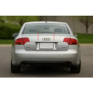 Listwa nad tablicą rejestracyjną (Carmos stal nierdzewna) V-2 Audi A4 B7 2004-2008 zdjęcia 1