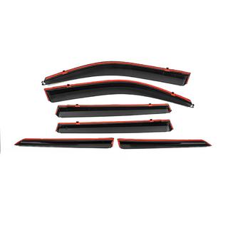 Deflektory szyb z chromowaną listwą Niken Luxury (6 szt.) Toyota Land Cruiser Prado 150 2009-2023 zdjęcia 4