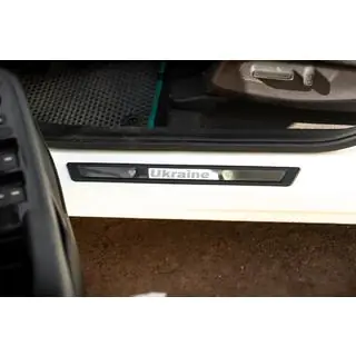 Nakładki progowe Honda eNP1 (Ukraina, 4 szt., stal nierdzewna) Honda eNP1 2022- zdjęcia 1
