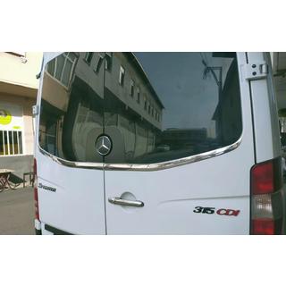 Listwa tylnej szyby Carmos (2 szt, stal nierdzewna) Mercedes Sprinter W906 2006–2018 zdjęcia 1