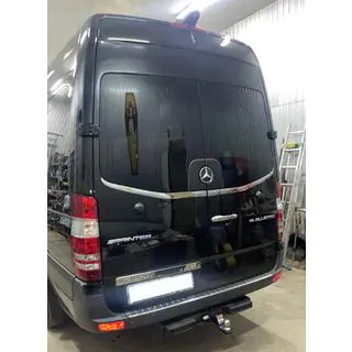 Listwa tylnej szyby Carmos (2 szt, stal nierdzewna) Mercedes Sprinter W906 2006–2018 zdjęcia 4
