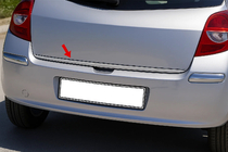 Renault Clio III 2005-2012 Listwa bagażnika stal nierdzewna zdjęcia 1