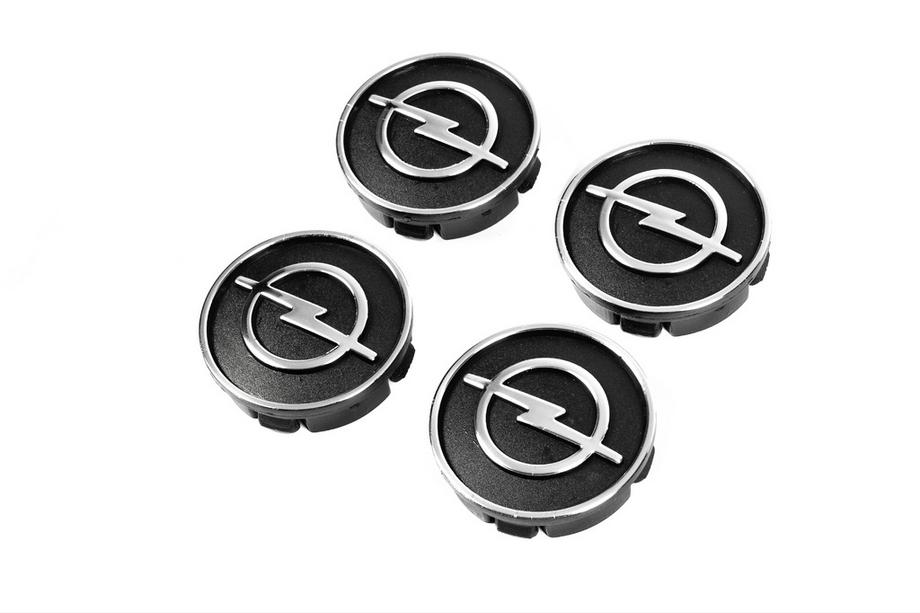 Opel Czarne dekielki na felgi o9555tur-bl (59mm na 55mm, komplet 4 szt.) Zdjęcia 1