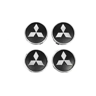 Czarny dekielki na felgi mit5955tur-b (59mm na 55mm, 4 szt) zdjęcia 1